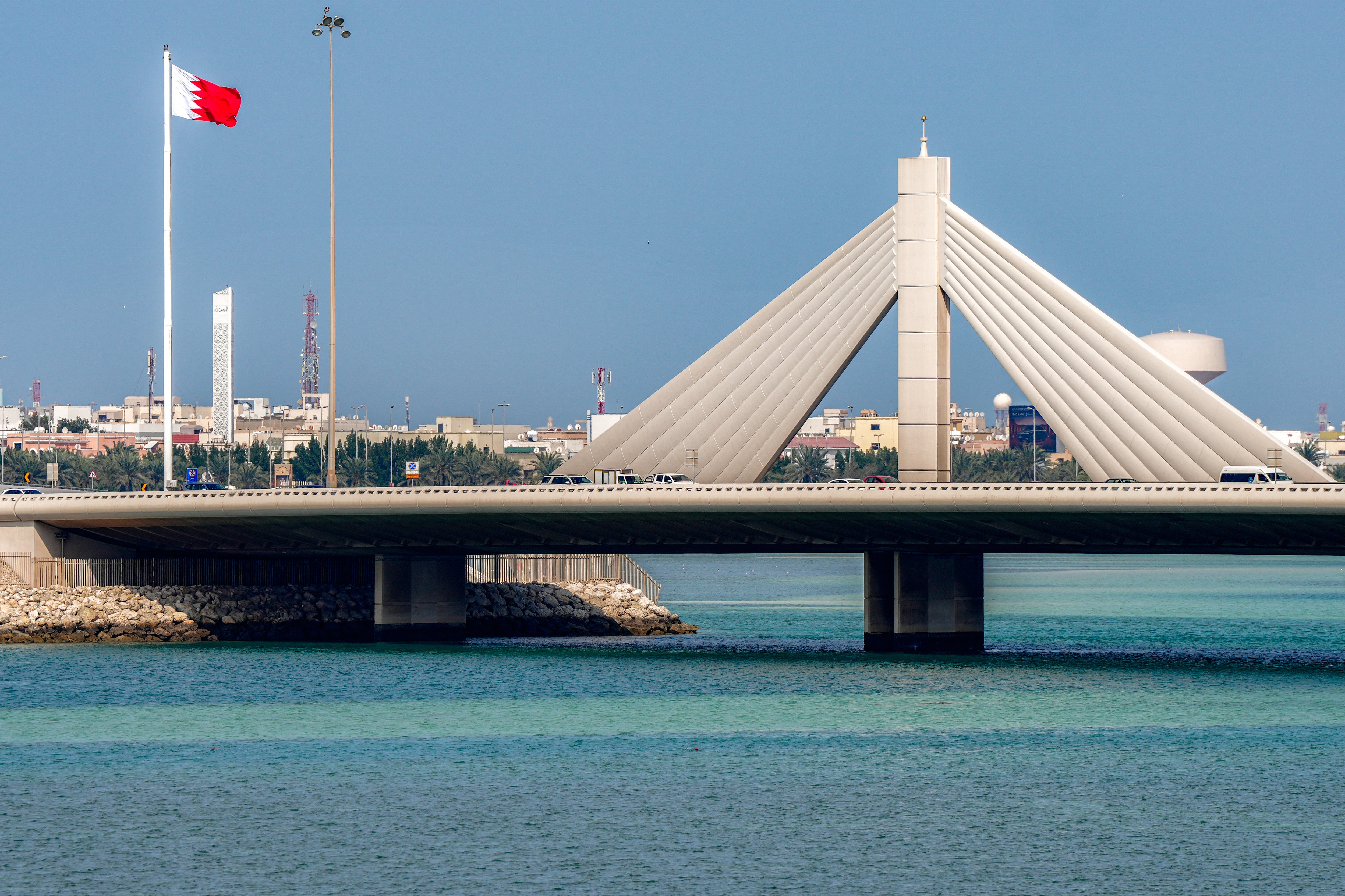 A bridge in Bahrain.