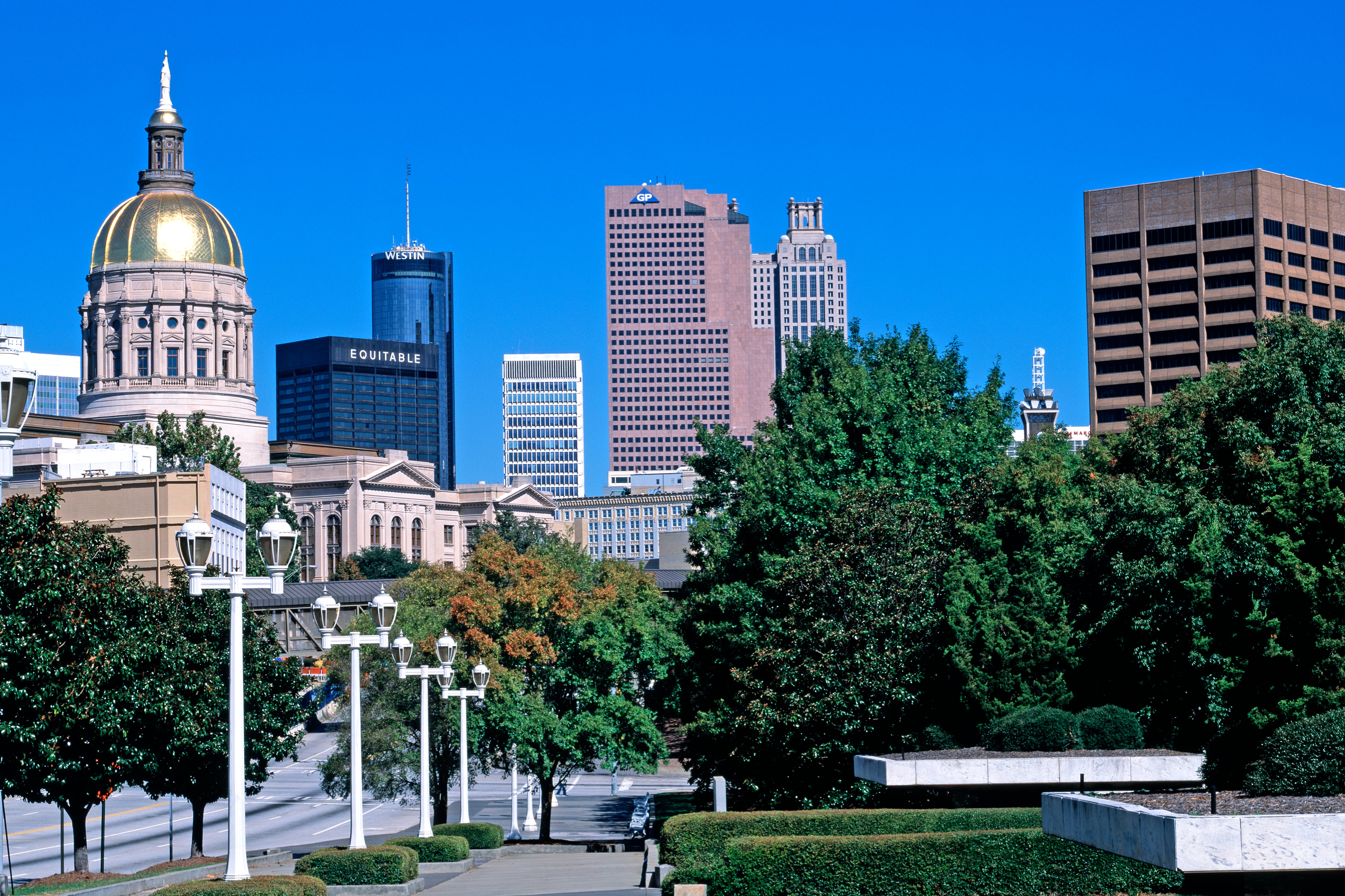 A view of downtown Atlanta, Georgia.