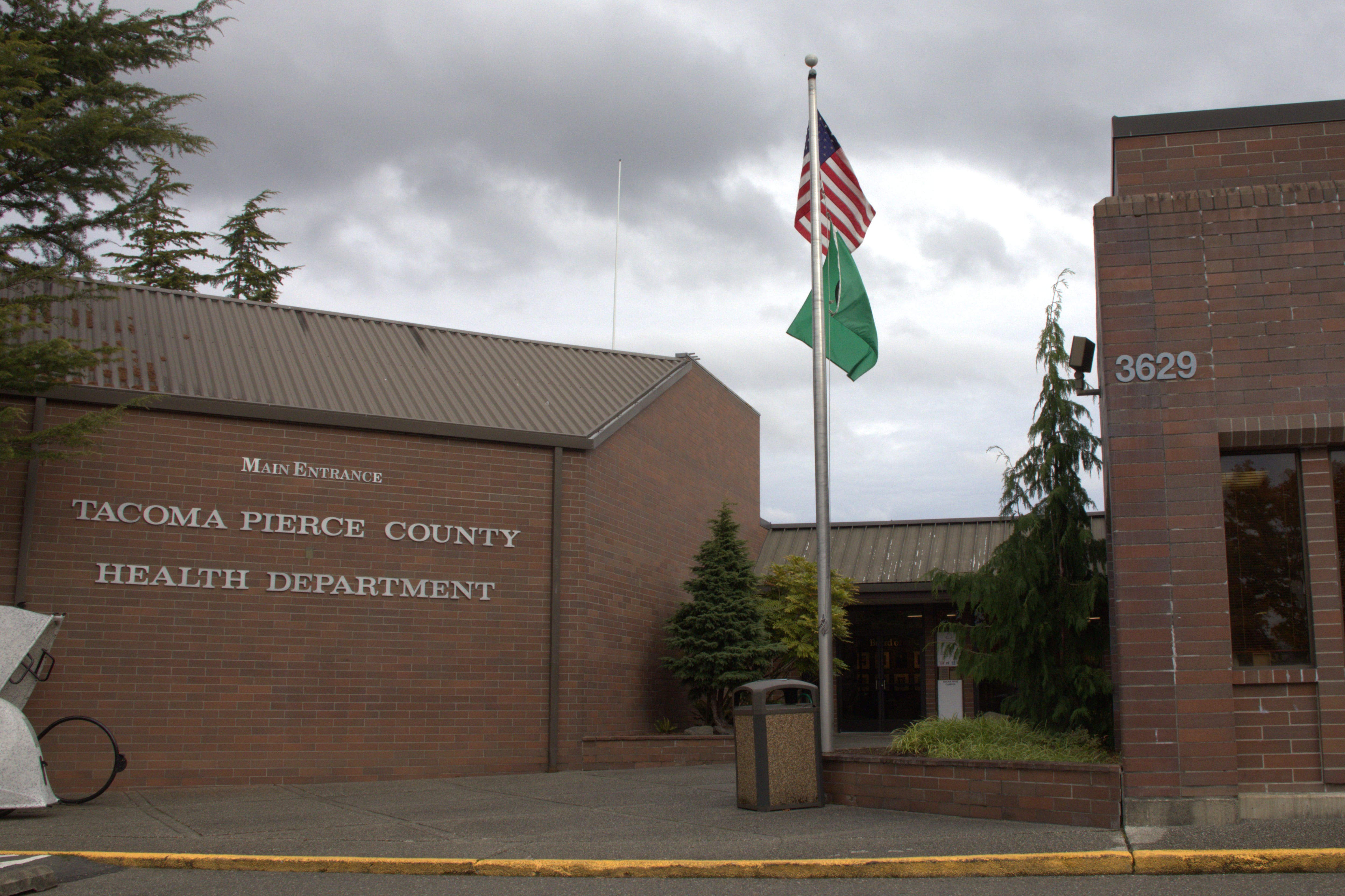 Exterior of a the Tacoma-Pierce County Health Department.