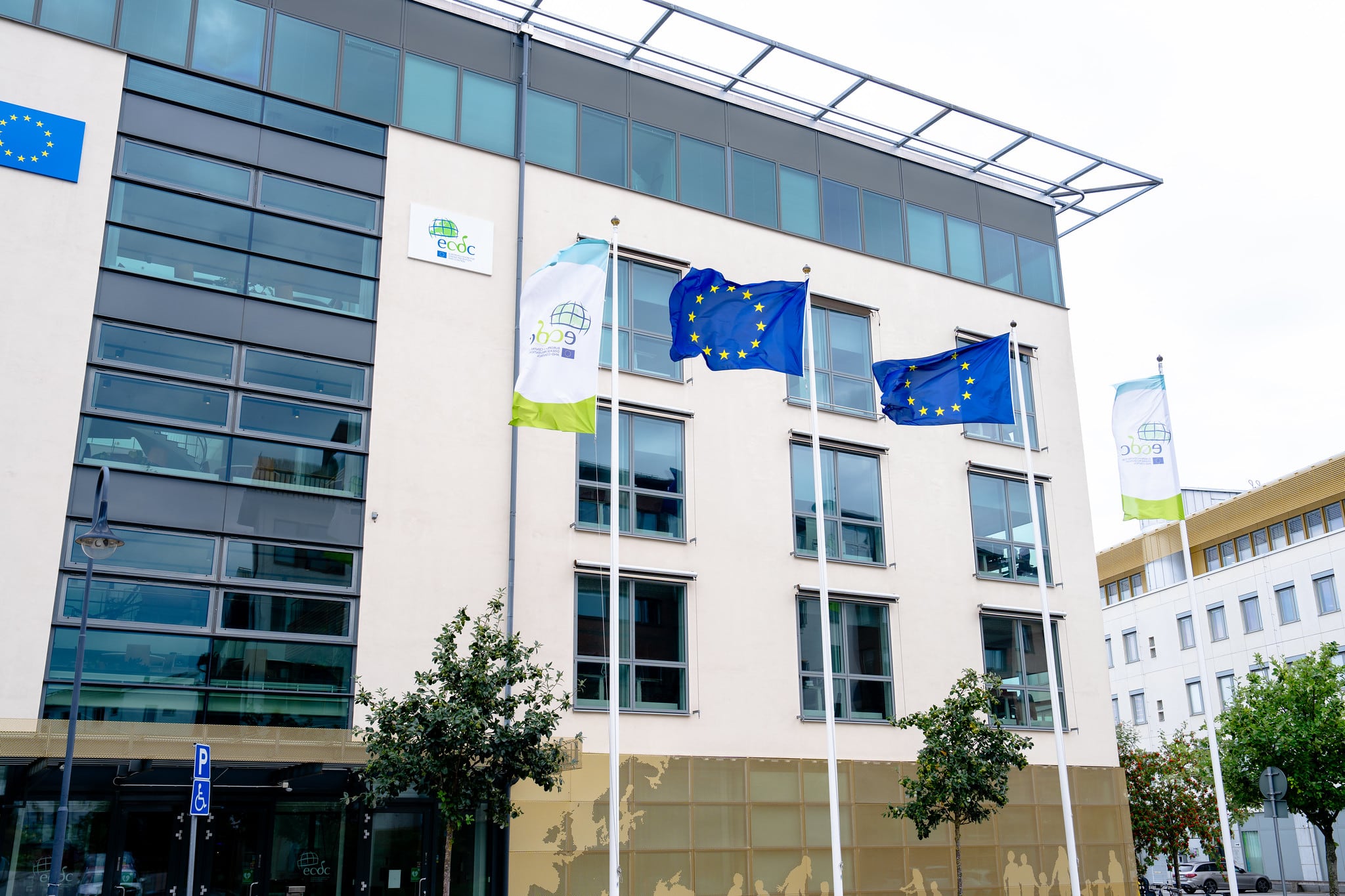 The European Centre for Disease Prevention and Control office in  Frosunda, Solna, Sweden.