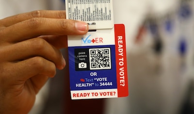 A Vo+ER badge says "Ready to Vote?"