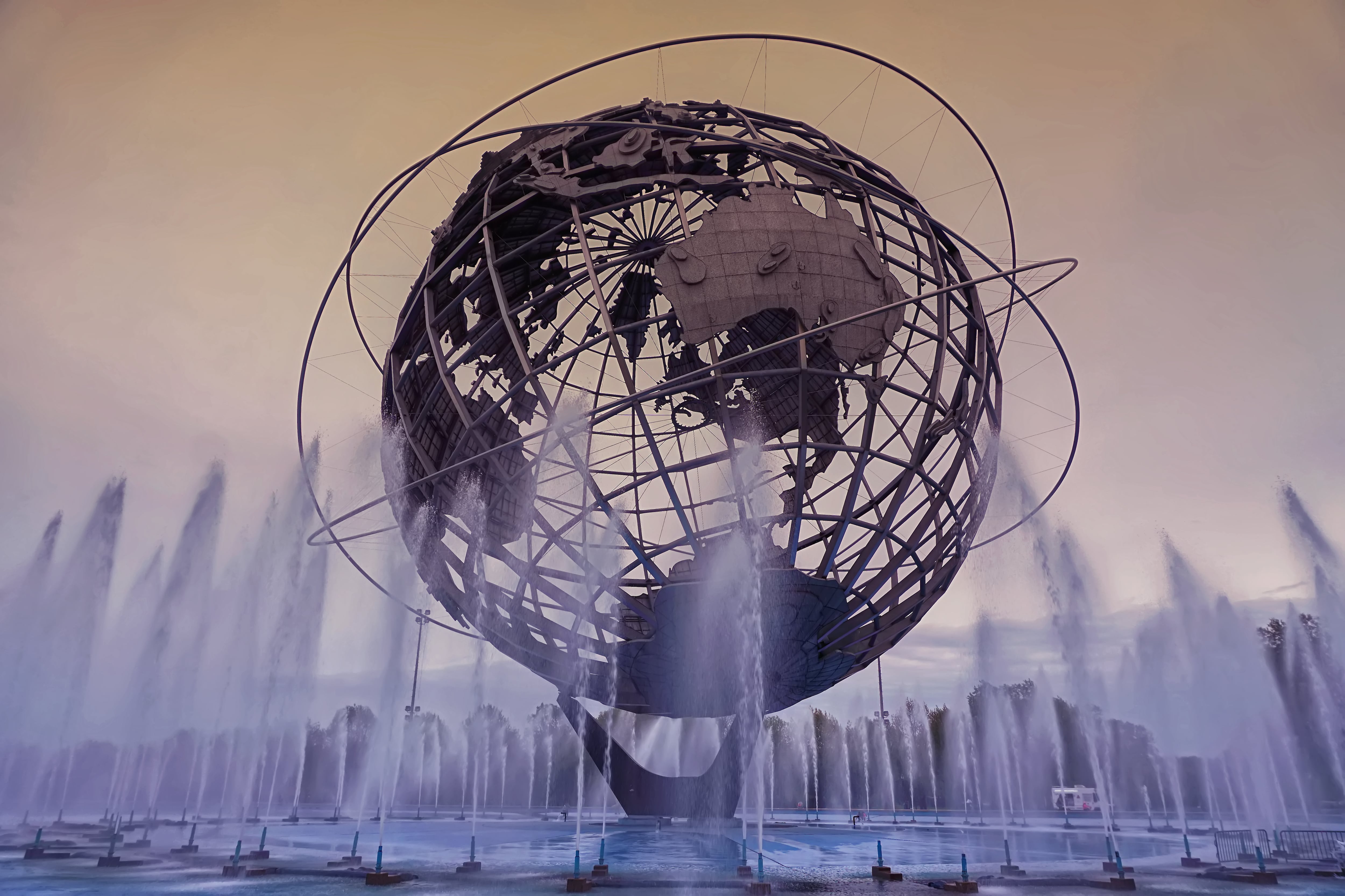 The Unisphere in Flushing, Queens, New York.