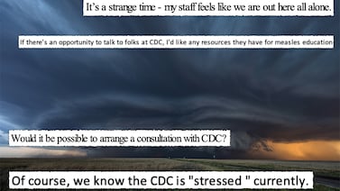 As measles exploded, officials in Texas looked to CDC scientists. Under Trump, no one answered.