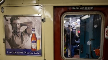 Public health experts alarmed by return of alcohol ads to NYC transit system